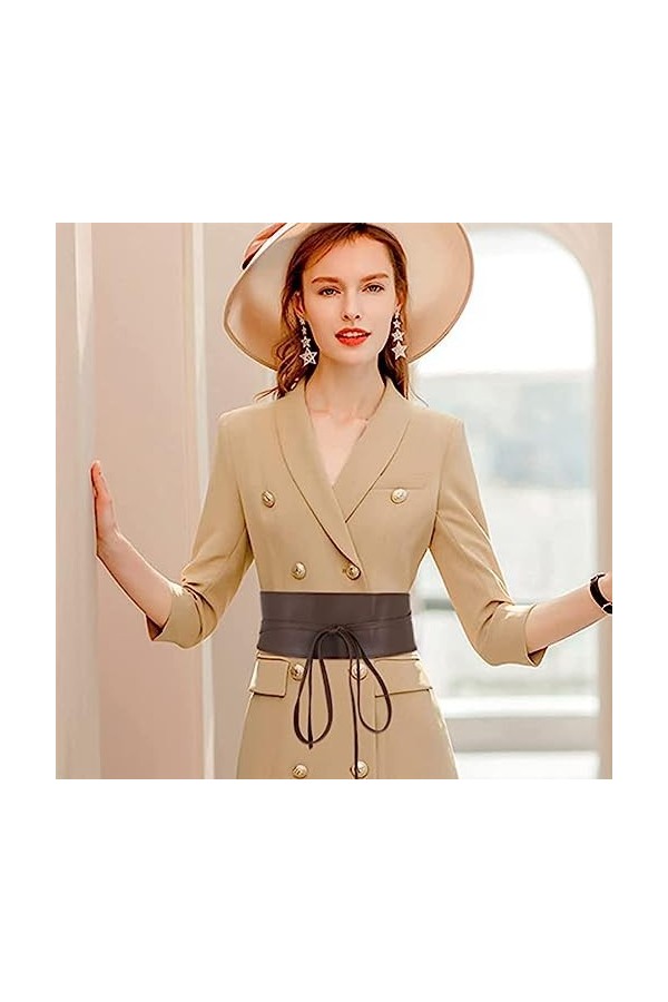 WXNPA Ceintures Femme, 1 Pièce Ceinture Obi pour Femme, Ceinture large Obi, Ceinture à Lacets pour les robes, les hauts pour 