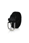 glomy * Ceinture élastique tressée pour garçons et filles, femmes et hommes de 2,50 cm de largeur, Noir , 110