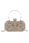 EVEOUT Pochettes et Clutches pour Femmes Scintillant Strass Sac à Main de soirée Sacs à bandoulière Pochettes de mariée Bours
