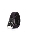 KONFEN Ceinture Elastique Femme Tresse, Ceinture Taille Tressée pour Femme, Tissu Ceinture Pantalon, Stretch Belt avec Boucle