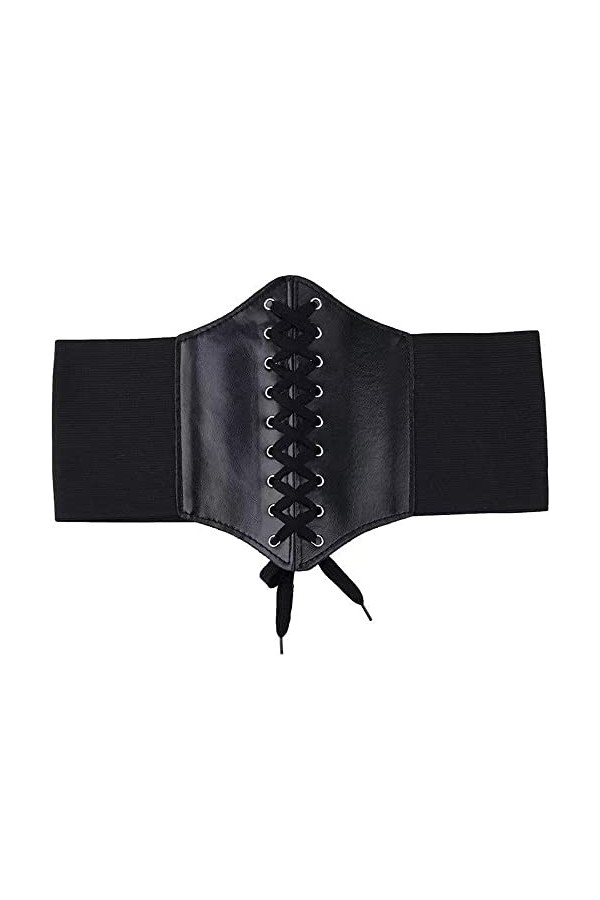 YiYaO Ceinture élastique Corset，Ceinture Large pour Femme Ceinture Corset élastique, Ceinture Corset élastique avec Boutons e