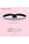 UYDF 1 PC Ceinture de Mariage en Strass,Ceinture de Mariée Nuptiale,Ceinture Strass,Nuptiale Ruban Ceinture de Mariage avec C