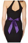 BlackButterfly Mariage Noeud Papillon Demoiselle dhonneur de Bal Ceinture de Satin Violet vif, 5W / 175L 