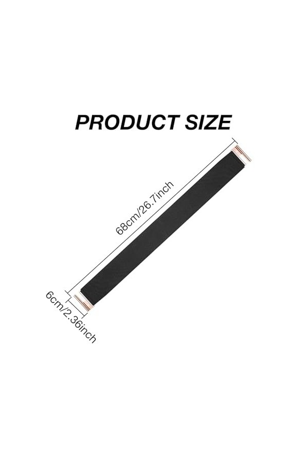 RTRTGS 2 Pièces Ceinture Elastique pour Femmes, Ceinture Extensible Vintage avec Boucle Métallisée, Large Ceinture Rétro pour