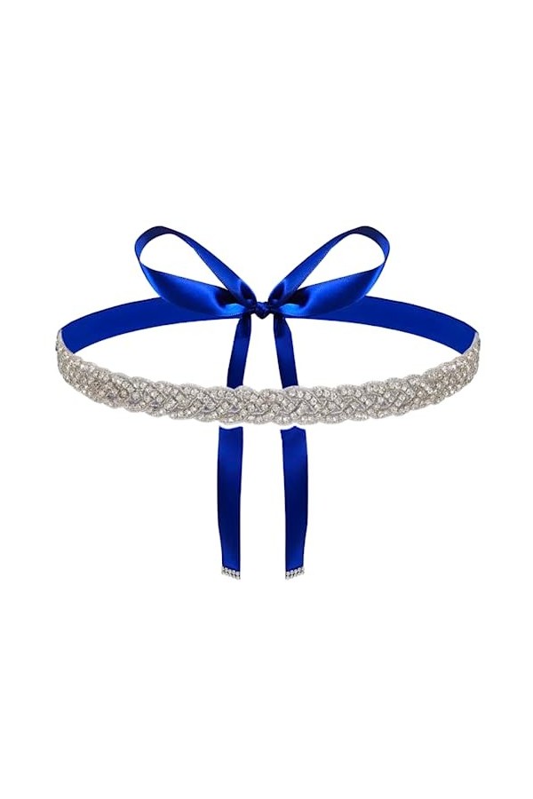 QIYULIN Ceinture de mariage en strass - Ceinture de mariée en strass - Ceinture de mariée pour robe de bal de fin dannée - P