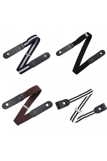 Audio frequency% Ceinture Sans Boucle éLastique Invisible Ceinture Extensible Sans Boucle Ceinture éLastique Boucle Invisible