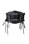 Oyccen Punk Ceinture Extensible Femmes Corset Élastique Ceintures Large pour Robes Chemises