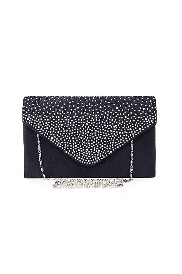 adoranda Pochette Mariage Femme Clutch Sac Soiree Chic Sacs à Bandoulière