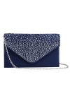 adoranda Pochette Mariage Femme Clutch Sac Soiree Chic Sacs à Bandoulière