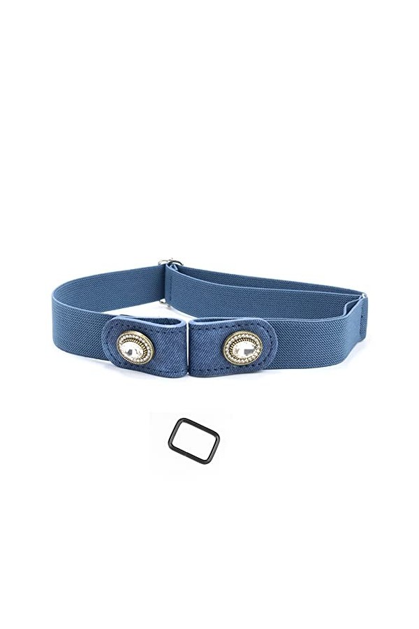 Yurosiay Ceinture sans boucle pour femme - Sans boucle - Ceinture élastique invisible - Réglable - Sans boucle - Ceinture ext