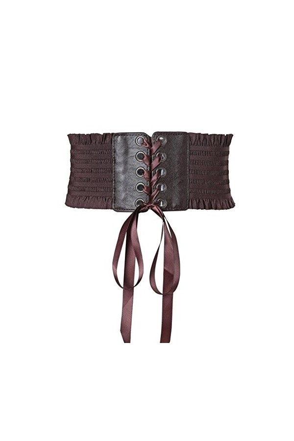 Oyccen Dame Ceintures Large Femmes Robe Décoration Ceinture Elastique Corset,Noir,Taille unique