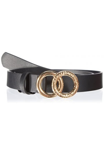 PIECES PCNY Jeans Belt PB Ceinture, Noir, 85 cm Femme
