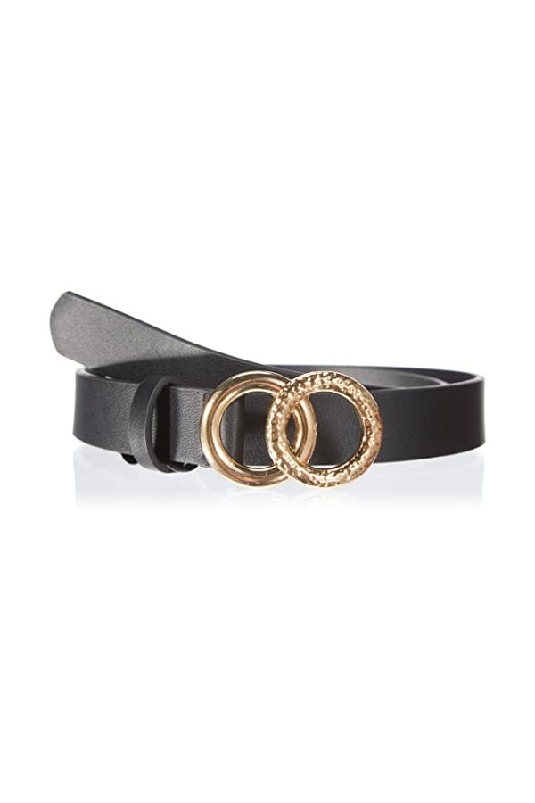 PIECES PCNY Jeans Belt PB Ceinture, Noir, 85 cm Femme