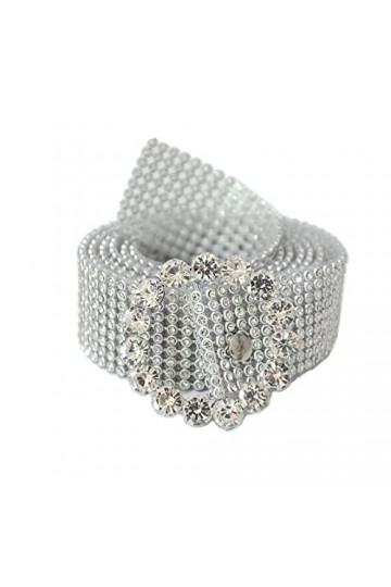 ZJHGQ Ceintures à strass pour femme cristal femmes taille large ceinture ceinture robe ceinture pour club de fête de mariage 