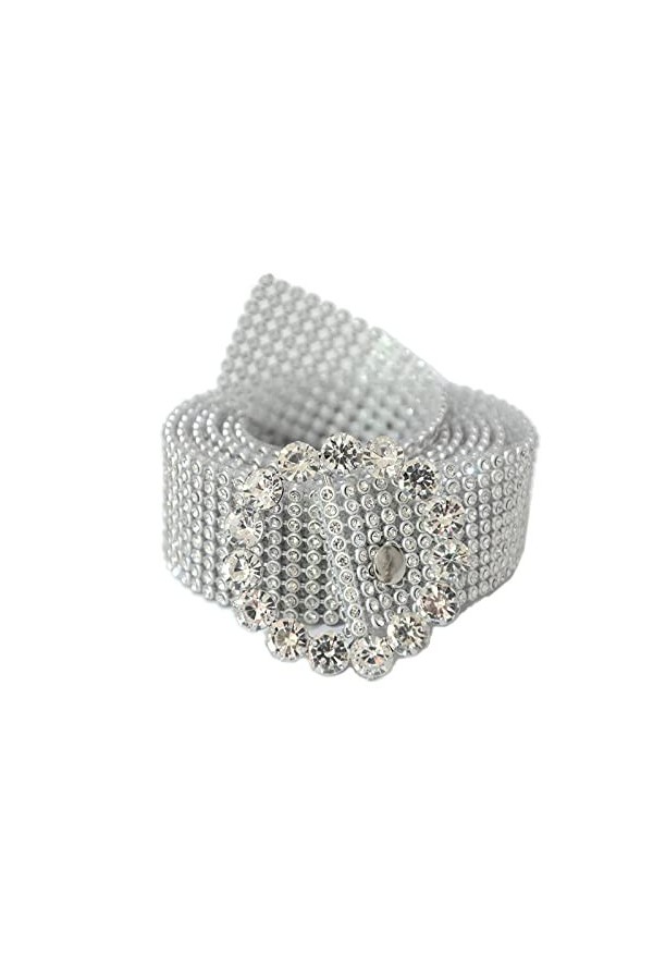 ZJHGQ Ceintures à strass pour femme cristal femmes taille large ceinture ceinture robe ceinture pour club de fête de mariage 