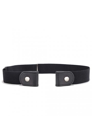 2 Pièces Ceintures sans Boucle, Ceinture Élastique Invisible, Ceinture élastique Invisible Ceinture Extensible, pour les Jean