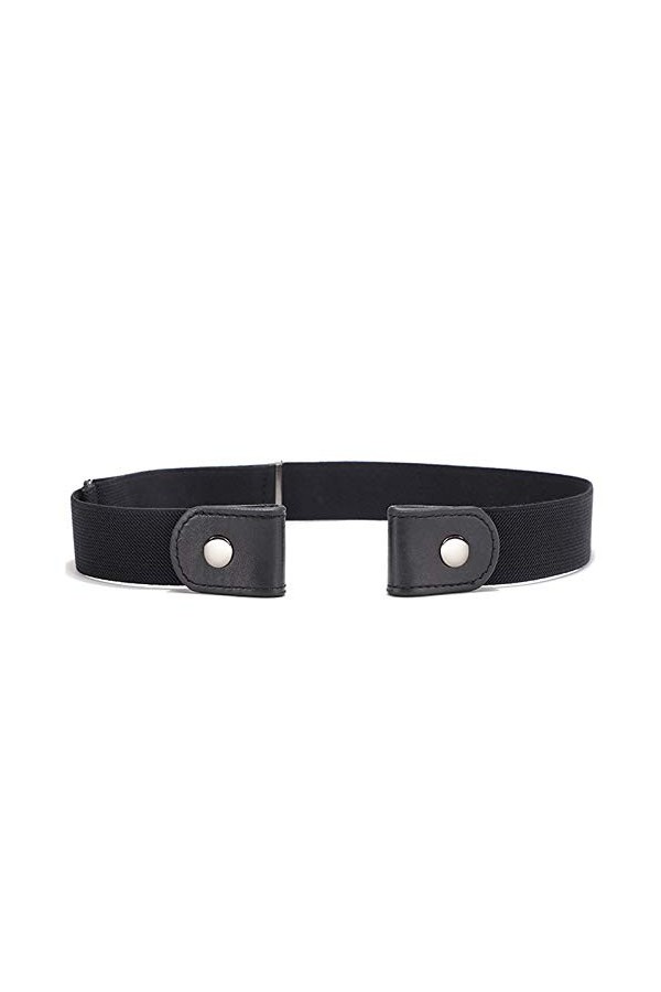 2 Pièces Ceintures sans Boucle, Ceinture Élastique Invisible, Ceinture élastique Invisible Ceinture Extensible, pour les Jean