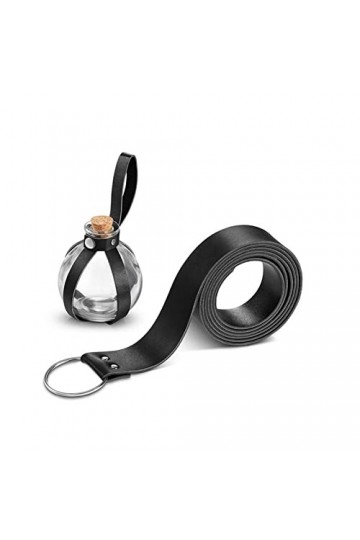 MLEHN Halloween Sorcière Dark Cork Avec Ceinture Médiévale Accessoire Potion R0P9 Renaissance Vêtements Décor En Cuir