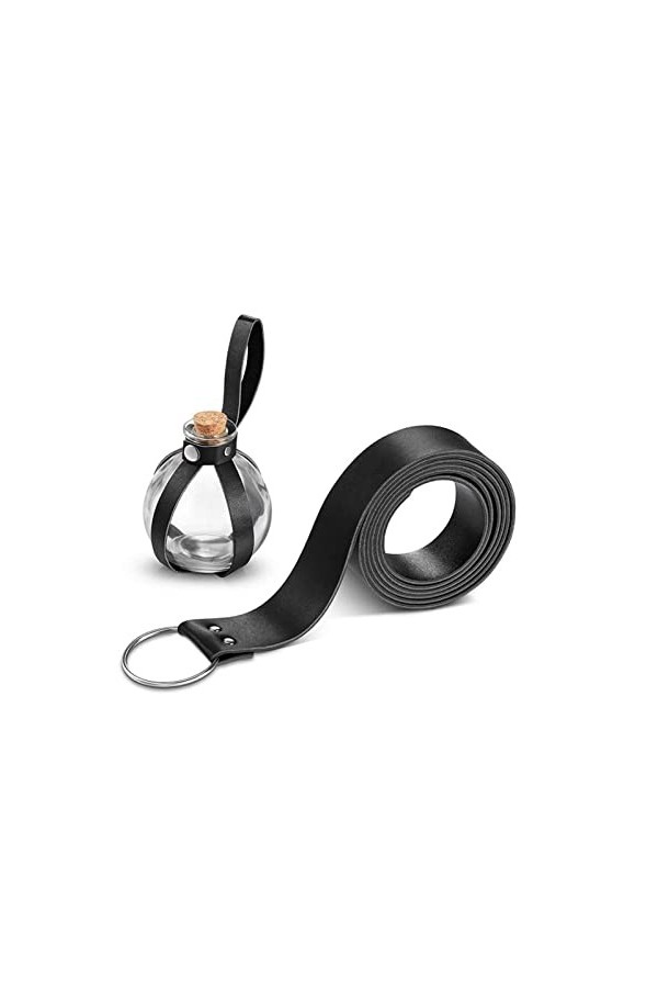 MLEHN Halloween Sorcière Dark Cork Avec Ceinture Médiévale Accessoire Potion R0P9 Renaissance Vêtements Décor En Cuir