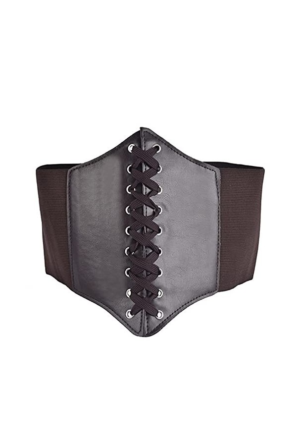 HONGCANG Luxury brand design corset wide belt PU leather slimming belt Ladies elastic belt Cinto Sobretudo Feminin Ceinture F