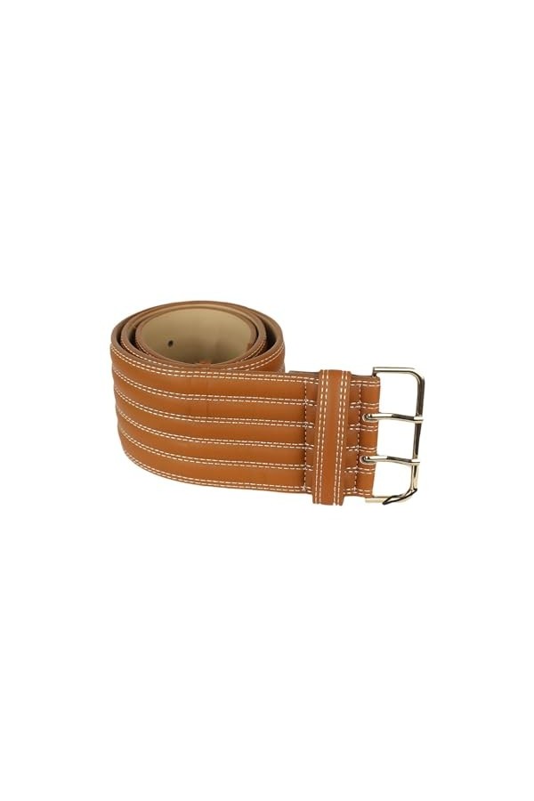 PIECES ceinture large femme couleur COGNAC, marron, 75 EU