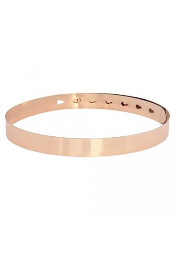 PANGHUBO Ceinture Originale Femmes Métal Ceintures Femmes Slim Fit Chaîne En Métal Ceintures Or Argent Mince Stretch Métal Mo