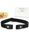 Ceinture extensible sans boucle pour femme - Ceinture élastique pour jeans, pantalons, robes - Lot de 3 ceintures habillées p