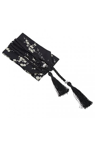 NOLITOY Ceinture De Robe Hanfu Ceinture Brodée Bandes de Taille Brodées Ceinture Large pour Femme Ceinture Hanfu Chinoise Rob