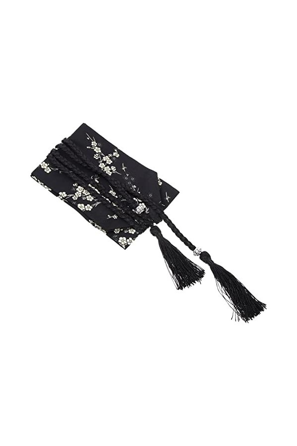 NOLITOY Ceinture De Robe Hanfu Ceinture Brodée Bandes de Taille Brodées Ceinture Large pour Femme Ceinture Hanfu Chinoise Rob