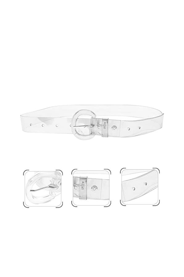 GALPADA Ceintures Transparentes Dress Accessories Ceinture Transparente Taille pour Robe Ceinture Transparente Ceinture Ceint