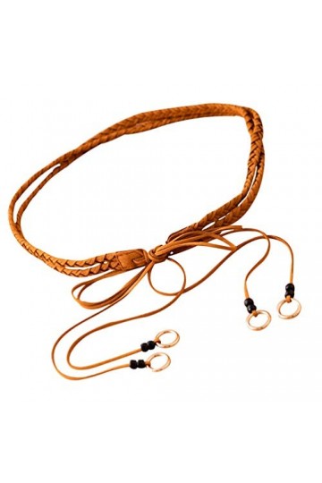 SOIMISS Décoration Femmes Taille Ceinture Gland Taille Chaîne Taille Tressée Taille Attachée Corde pour Pantalon Habillé Part