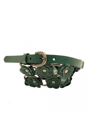 Cyllene Fantaisie - Ceinture en cuir - Verte