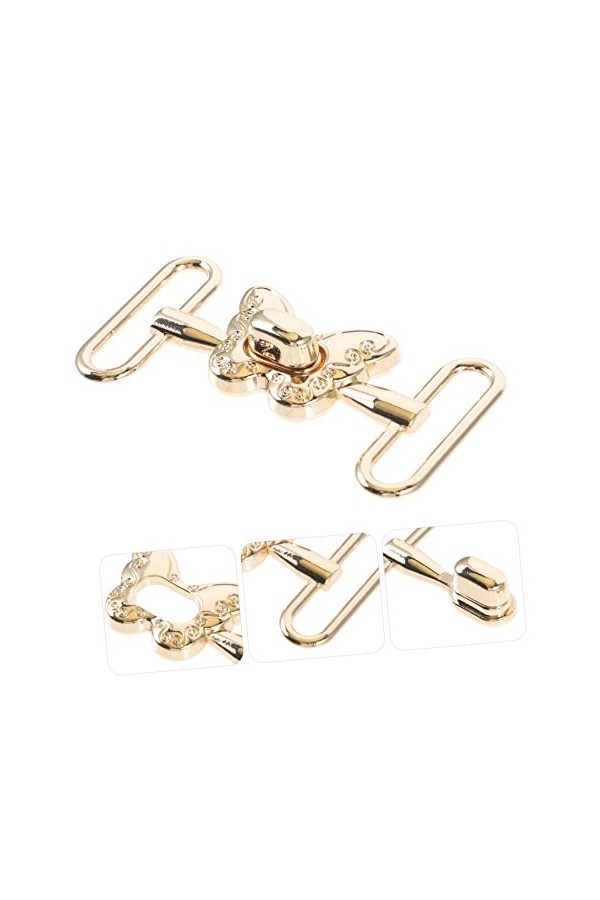 Balacoo Ceinture En Métal Serre-Taille Ceinture Bande De Peau Pour Les Vêtements Laisse En Métal Miss Métal Doré Costume Cint