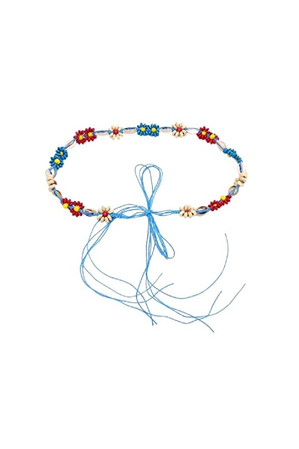 WaTudouYe Dames Style BohèMe Ceinture De Taille Perles DéLicates DéCors Ceinture TresséE Robe Longue DéTé Ceinture De De Mer