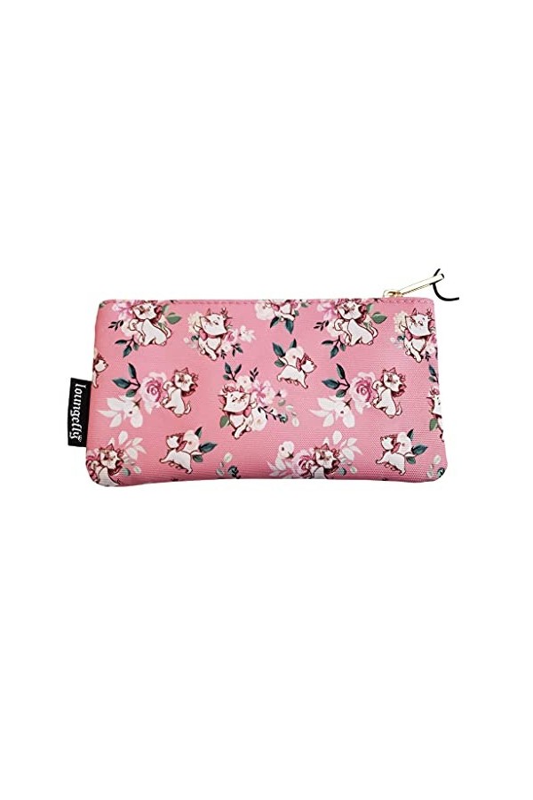 Loungefly Disney Marie Aristocats"Because Im a Lady" Pink AOP Pouch