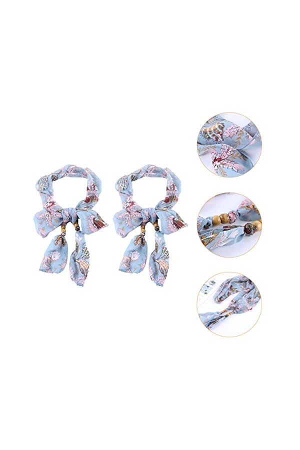 SOIMISS Ceinture Extensible Femme 2Pcs Filles Style Ceinture Vintage Polyvalent Pantalon Jolie Robe Plage Ethnique Nouage Déc