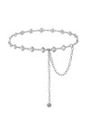 Swetopq Taille Chaîne Robe Ceinture Ventre Chaîne Pantalon Chaîne Métal Taille Chaîne Ceinture Jean Ceinture Pour Femmes Minc