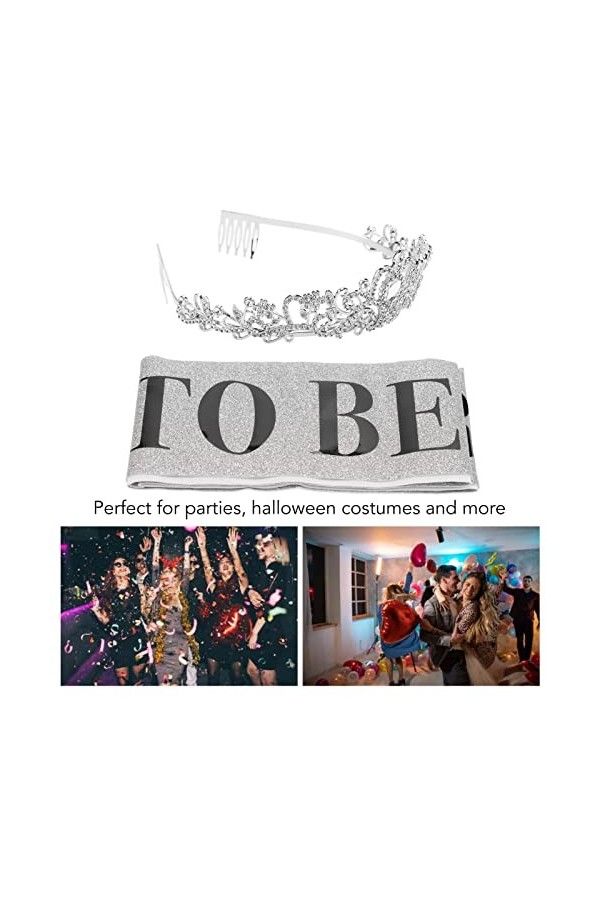 Gaoxin Couronne de Ceinture de mariée de fête Conception régulière Belle élégante Couronne de Ceinture de Ceinture de mariée 