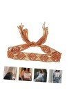 GALPADA 1Pc Ceinture Ethnique Ceinture Marron Pour Femme Ceinture De Robe Marron Ceintures Pour Femmes Ceinture De Corde De C