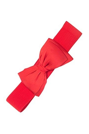 Banned Ceinture Bella Large de Rockabilly 1950 Élastiquée - Noir Medium 