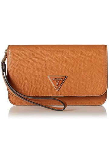 Guess, Laurel Organiseur de téléphone portable Femme, Cognac clair, Taille unique
