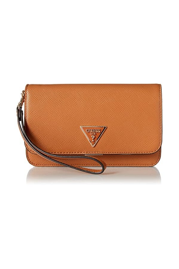 Guess, Laurel Organiseur de téléphone portable Femme, Cognac clair, Taille unique