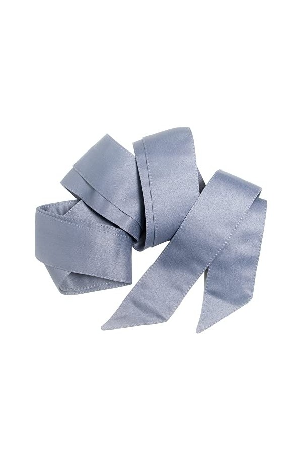 Maya Deluxe Womens Belt Ladies Satin Sash Waist Tie Ribbon Bow Accessory for Bridesmaids Bridal Wedding Prom Evening Occasion