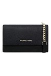 Michael Kors Womens Jet Set Travel - Clutch Crossbody - Sac A main - Noir