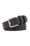 Porbbow Ceinture large décontractée pour femmes Ceinture creuse sans aiguille Ceinture pour dames à la mode Pink