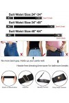 LICHUANUK 2 Pièces Ceinture Extensible sans Boucle, Ceinture sans Boucle, Ceinture pour Jeans Pantalon Robe, Ceinture No Buck