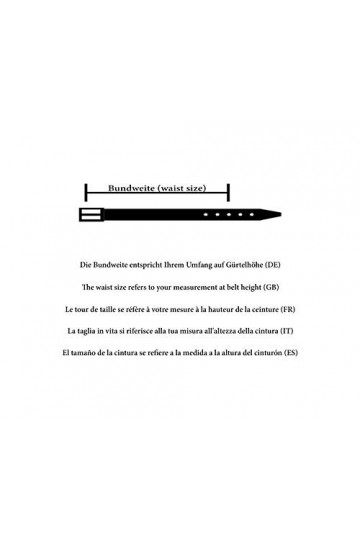 Vascavi A1-SL Ceinture, Marron foncé, X-Large Femme