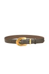 Ceinture en cuir pour femme, ceinture fine avec boucle dorée pour jeans, shorts, pantalons décontractés, jupes, manteaux, che