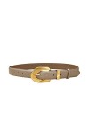 Ceinture en cuir pour femme, ceinture fine avec boucle dorée pour jeans, shorts, pantalons décontractés, jupes, manteaux, che