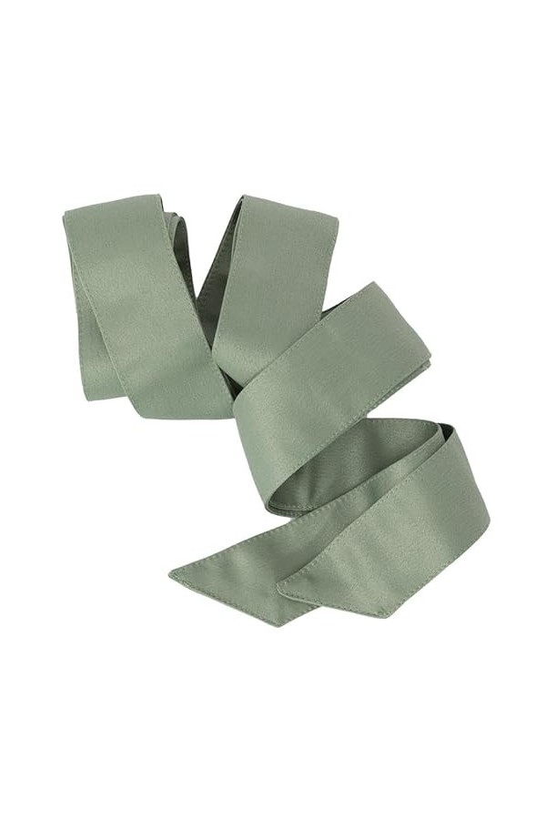 Anaya with Love Ceinture pour Femme en Satin avec nœud pour Demoiselle dhonneur, Mariage, Bal, soirée, Vert Glace, L/XL